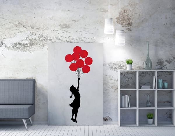 Dekorativt lerretsmaling WY63 (70 x 100)
