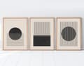 Miniatyrbild 6 av 6: Dekorativ inramad MDF-målning (3 delar) Huhu212 - 50 x 70