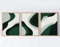 Miniatyrbilde 5 av 6: Dekorativt innrammet MDF-maleri (3 stykker) Huhu204 - 50 x 70