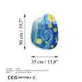 Miniatyrbilde 6 av 8: Dekorativt herdet glassmaleri UV-1111 - 35 x 50