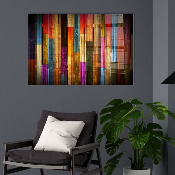 Dekorativ målning av härdat glas UV-001 - 50 x 70