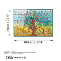 Miniatyrbilde 9 av 9: Dekorativt herdet glassmaleri UV-211 70 x 100