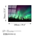 Miniatyrbilde 8 av 9: Dekorativt herdet glassmaleri UV-108 70 x 100