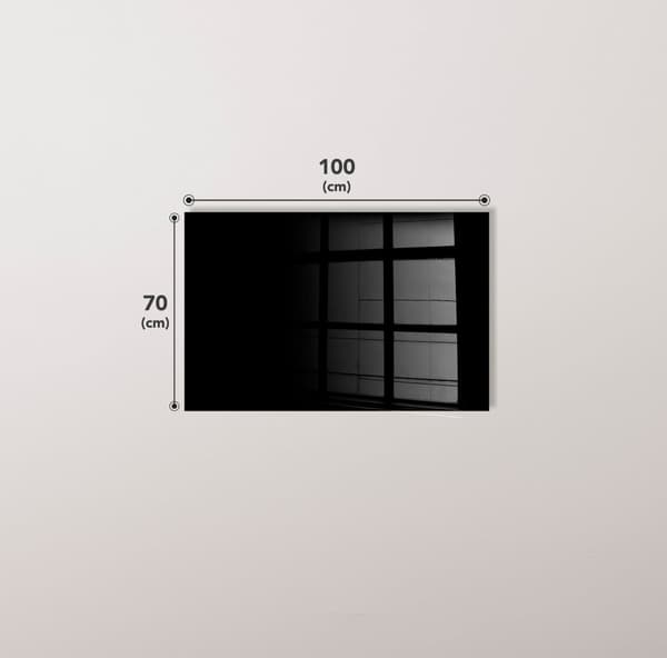 Dekorativ målning av härdat glas UV-685 - 70 x 100