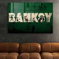 Miniatyrbild 1 av 9: Dekorativ målning av härdat glas UV-685 - 70 x 100
