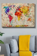 Miniatyrbild 1 av 6: Dekorativ dukmålning Kanvas Tablo (70 x 100) - 115