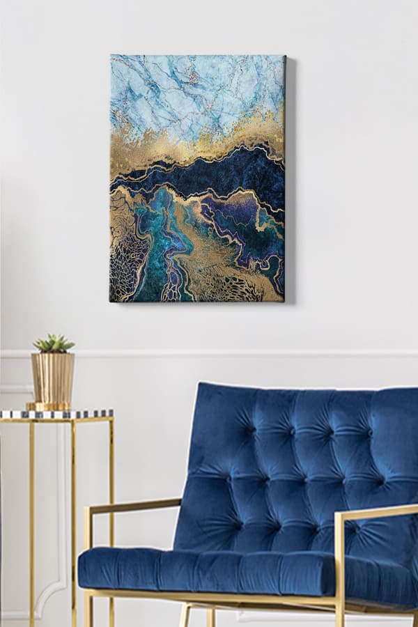 Koristeellinen kangasmaalaus Kanvas Tablo (50 x 70) - 92