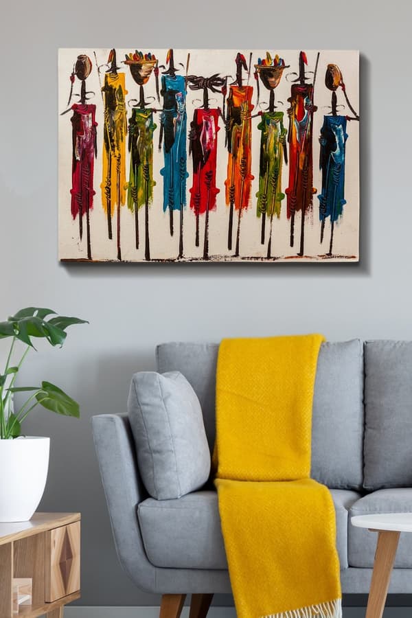Dekorativt lærredsmaleri Kanvas Tablo (70 x 100) - 125