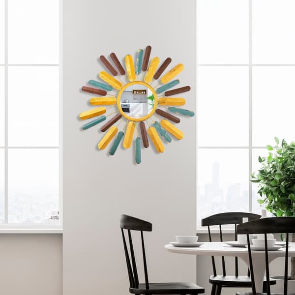 Dekorativ spegel Mirror Sun 2