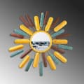 Miniatyrbild 4 av 7: Dekorativ spegel Mirror Sun 2