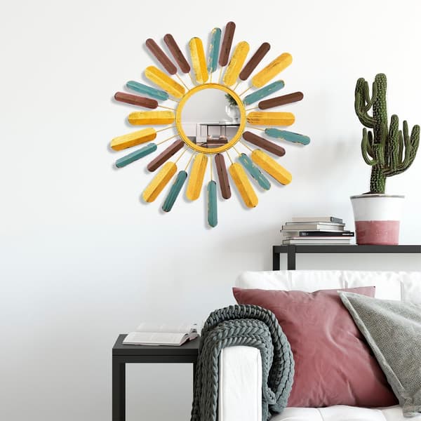 Dekorativ spegel Mirror Sun 2