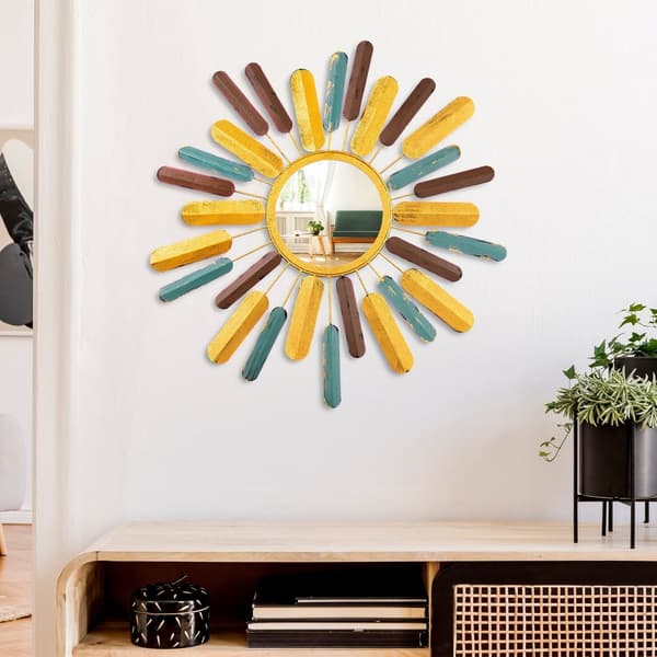 Dekorativ spegel Mirror Sun 2