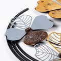 Miniatyrbillede 5 af 7: Dekorativt metalvægtilbehør Haiyang 2