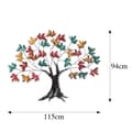 Miniatyrbilde 8 av 8: Dekorativt metallveggtilbehør Yggdrasil