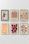 Miniatyrbilde 2 av 3: Dekorativt innrammet maleri (6 stykker) Artsycllct15