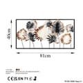 Miniatyrbilde 7 av 7: Dekorativt metallveggtilbehør Yıldız 2