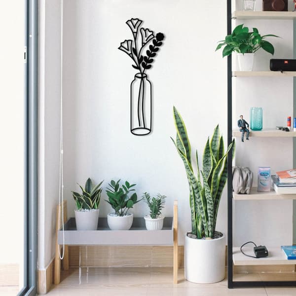 Koristeellinen metalliseinätarvike Flower 2 Metal Wall Decor