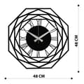 Miniatyrbild 6 av 6: Dekorativ väggklocka i metall Enzoclock - S012