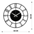 Miniatyrbilde 6 av 7: Dekorativ veggklokke i metall Enzoclock - S011