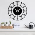 Miniatyrbilde 1 av 7: Dekorativ veggklokke i metall Enzoclock - S011