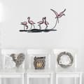 Miniatyrbilde 3 av 8: Dekorativt metallveggtilbehør Flamingo S