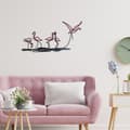 Miniatyrbilde 1 av 8: Dekorativt metallveggtilbehør Flamingo S