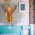 Pikkukuva 1 / 7: Koristeellinen puinen seinätarvike Deer
