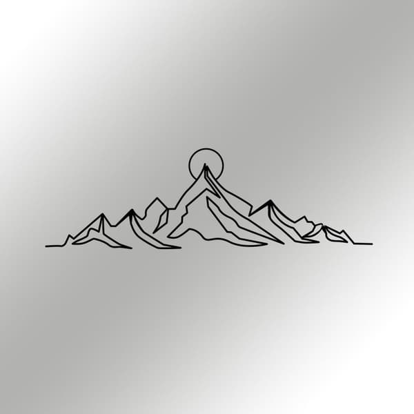 Dekorativt metalvægtilbehør Everest