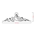 Miniatyrbillede 7 af 7: Dekorativt metalvægtilbehør Everest