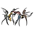 Miniatyrbillede 8 af 9: Dekorativt metalvægtilbehør Dance M