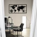 Pikkukuva 1 / 6: Koristeellinen metalliseinätarvikkeet Maailmankartta Metal Decor 7