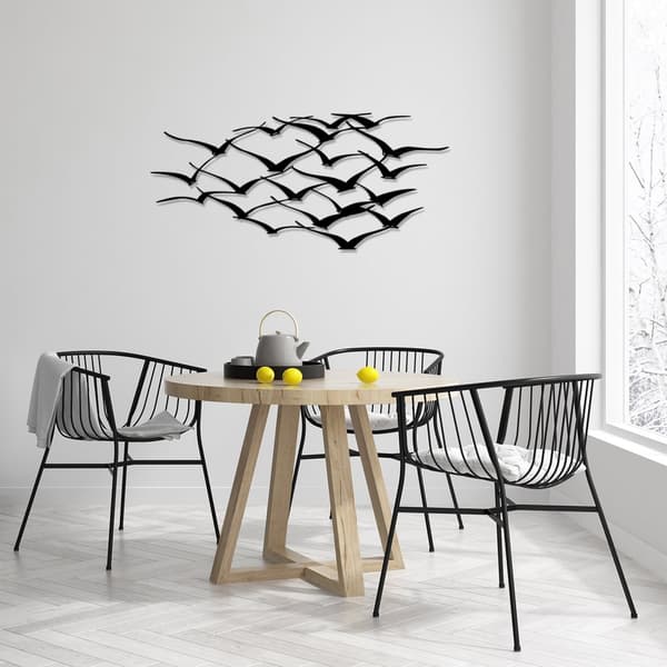 Dekorativt metalvægtilbehør Herd of Birds