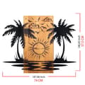 Miniatyrbillede 6 af 6: Dekorativt trævægstilbehør Hawaii 2