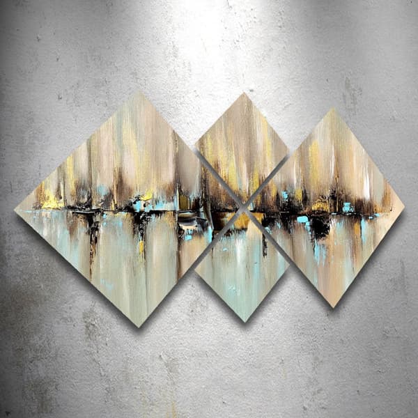 Dekorativt MDF-maleri (4 stykker) 4MDF05568864473