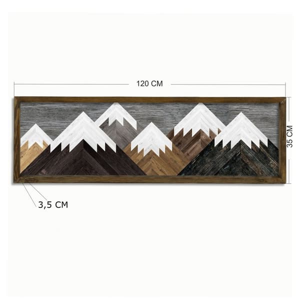 Dekorativt innrammet MDF-maleri TAH024