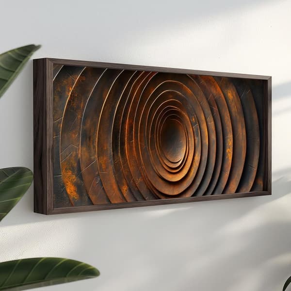 Dekorativt innrammet MDF-maleri HUM022