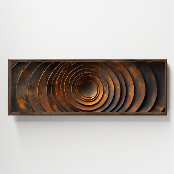 Dekorativt innrammet MDF-maleri HUM022