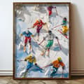 Miniatyrbilde 2 av 4: Dekorativt innrammet MDF-maleri HUM075