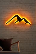 Miniatyrbillede 4 af 9: Dekorativ Led Lighting Mountain - Gul