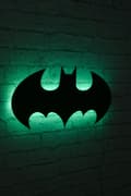 Miniatyrbilde 3 av 9: Dekorativ LED-belysning Batman - Grønn