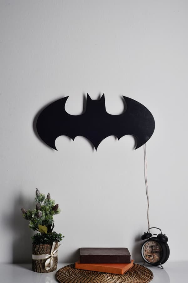 Dekorativ LED-belysning Batman - Grønn