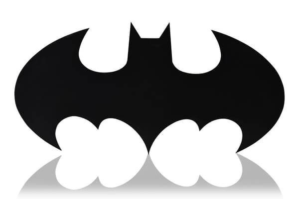 Dekorativ LED-belysning Batman - Grønn