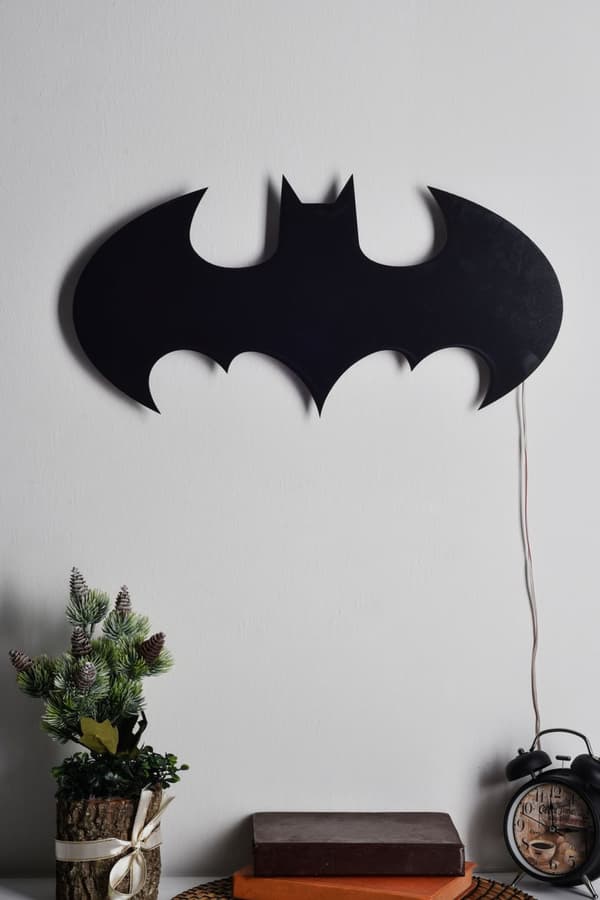 Dekorativ LED-belysning Batman - Grønn