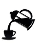 Miniatyrbillede 4 af 6: Dekorativ Led Belysning Kaffe - Gul