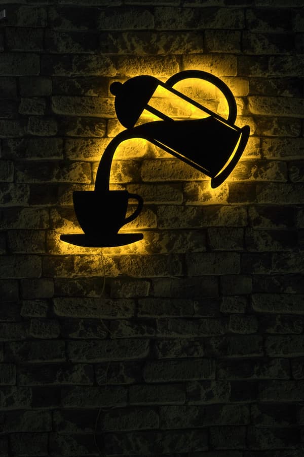 Dekorativ Led Belysning Kaffe - Gul