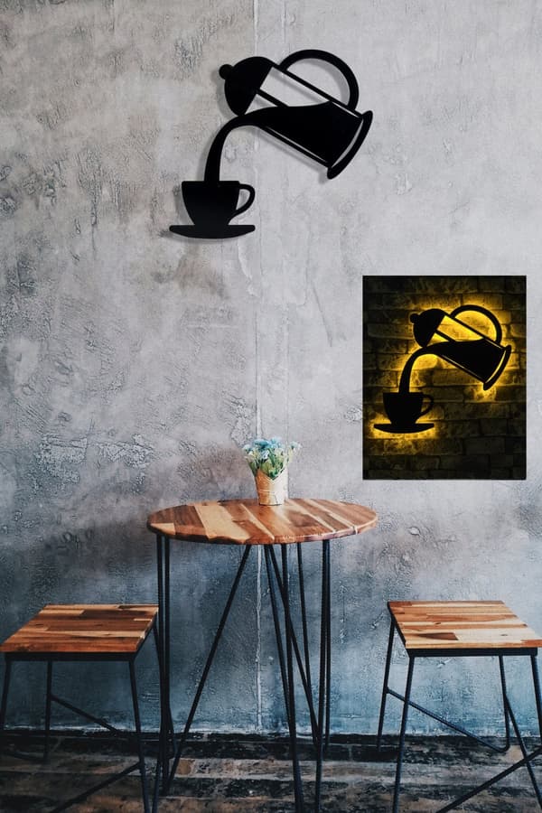 Dekorativ Led Belysning Kaffe - Gul