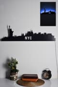 Miniatyrbillede 1 af 9: Dekorativ LED-belysning NYC Skyline - Blå