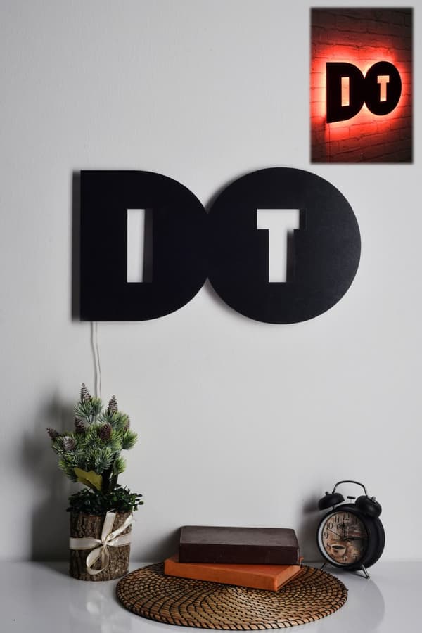 Dekorativ LED-belysning Do It - Rød