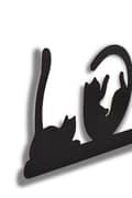 Miniatyrbillede 5 af 9: Dekorativ Led Belysning Cat Love - Rød