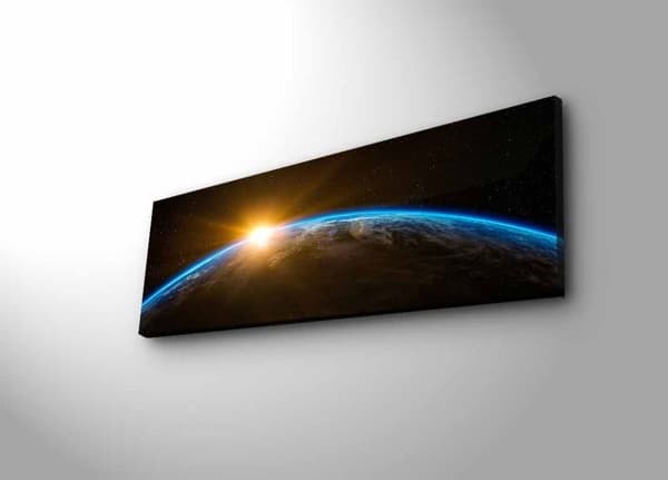 Dekorativt LED-belyst lerretsmaleri 3090NASA-018